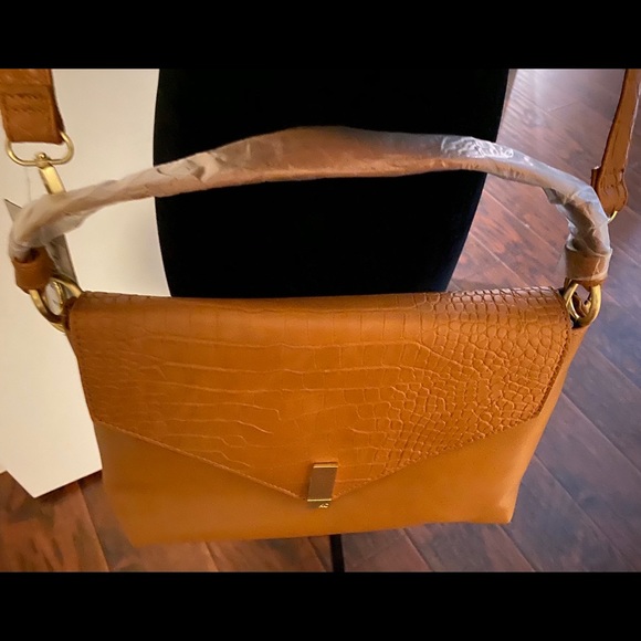 Kenneth Cole Reaction Cognac Lifestyle Mid-Satchel - Picture 4 of 13